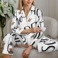 thumbnail image 6 of Sikiie Not All Those Who Wander Are Lost 3 Pajamas for Women Set, Womens Pajama Sets, Lounge Sets for Women, 2pjs for Women-X-Large, 6 of 7