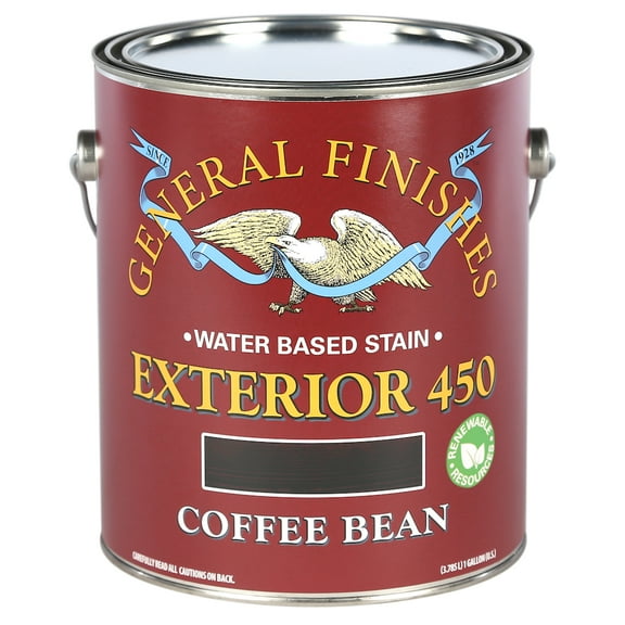 General Finishes Coffee Bean Exterior 450 Stain 1 Gallon GXCB