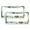 Pattern-133, variant on 2 PCS Christmas Tree Reindeer License Plate Cover Xmas Rustic Winter Holiday Auto Decorative Frames Cars Protector Cover Holder Metal 2 Hole Car Accessories US Canada Standard