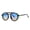 Black green, variant on Retro Windproof Sunglasses, UV400 Protection, Vintage Style, Resin Lens, Plastic Frame, High Strength, Model 599