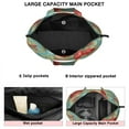 thumbnail image 3 of Pioneer Flower Floral Print Pattern Travel Tote Bags for Women Carry On,Large Weekender Bags for Women Travel,Multi Functional Duffle Bag for Work,Shopping,Sports, 3 of 5