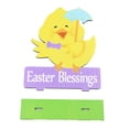 thumbnail image 3 of Mesa de Pascua Signo de la placa DIY DIY Creativo Pollo Amarillo Práctico Multicolor Rebanadas de madera para la oficina de la casa de la casa decoración de la casa de campo 2pcs Inevent HA030569-00, 3 of 7