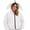 white, variant on Cute Hoodies for Women Baeitkot Women's Fashion Solid Color Zipper Jacket Long Sleeve Coat with Pockets