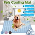 thumbnail image 2 of ChillPaws: Cool Summer Mat for Happy Dogs & Cats! Qsezeny Preferred Store Round, 2 of 14