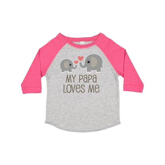 Inktastic My Papa Loves Me Grandchild Boys or Girls Toddler T-Shirt