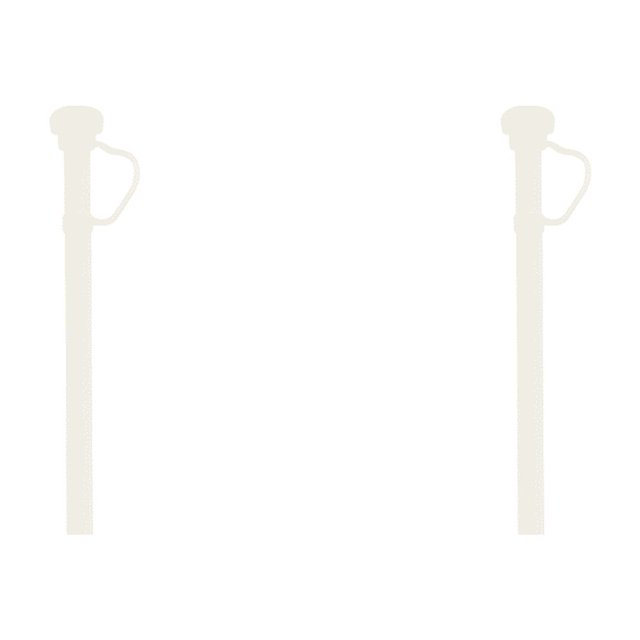 Pajita Repuesto Silicona Con Funda para 20/30/40 Oz (beige)