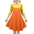 thumbnail image 1 of LILELIS Jeu de Calmar Fille 123 Robe en Bois Homme Robe Fille Manches Longues, 1 of 8