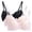 Pink, variant on Ltctricy Women's 3pc Lace Bras Full Coverage Adjustable Strap Supportive Push up Bralettes Lift up Bras
