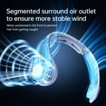 thumbnail image 3 of Ventilador de cuello portátil JISULIFE mejorado Sunny Blue 3900 mAh, 3 of 7