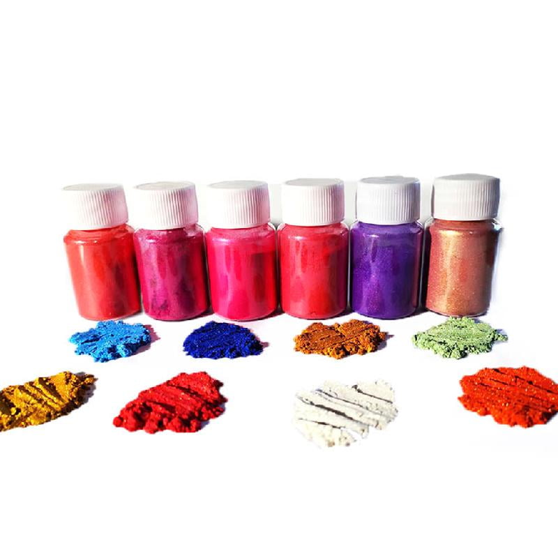 BQBQERT Jewelry Natural Mineral Powder Epoxy Resin Dye for Bath Soap Wax Making Dyes Pearl Pigment