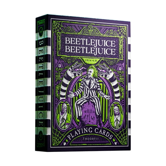 theory11 Beetlejuice Premium Playing Cards, Poker Size Standard Index