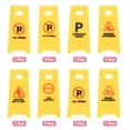 thumbnail image 3 of Uxcell Miniature Warning Sign, Park Service Status Signs, Plastic Street Scene Model Mini Floor Caution Sign, Perfect for Dollhouse Decor Role Play Construction Toy (Yellow, 8 Pcs), 3 of 7