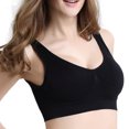 thumbnail image 4 of Camiseta sin mangas sujetador deportivo Pure Color para mujer para entrenamiento ANGGREK  Otros, 4 of 8