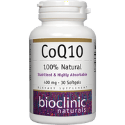 Bioclinic Naturals, CoQ10 400 mg 30 gels