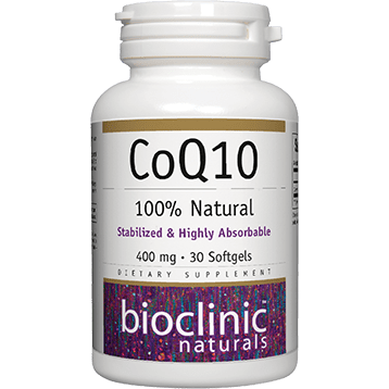 Bioclinic Naturals, CoQ10 400 mg 30 gels