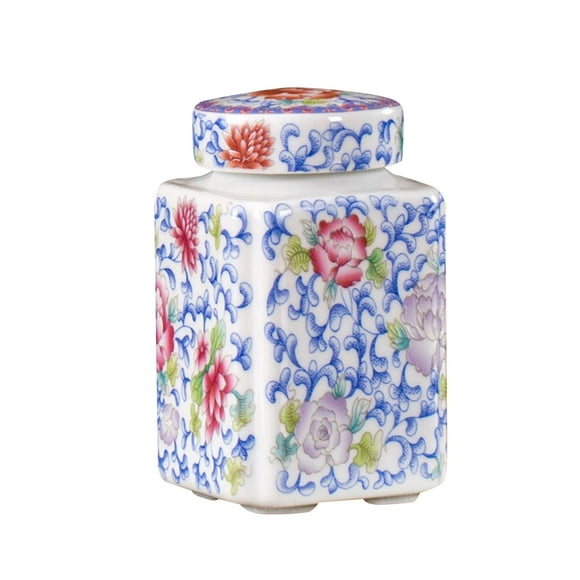 Tarro de jengibre, bote de té de 155ml con tapa, mesa centro de mesa, exhibición artística, florero multiusos, jarrón para comedor y oficina