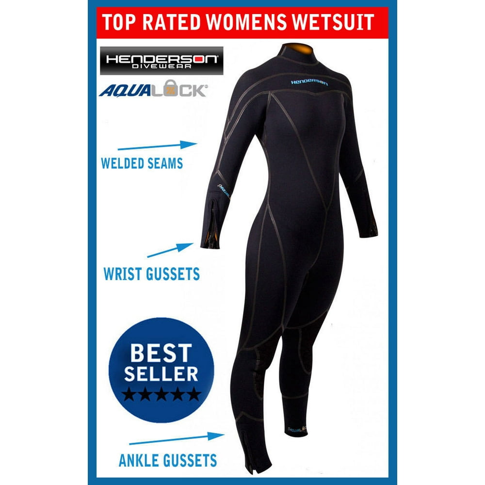 Henderson Aqualock 3mm Women's Wetsuit Scuba Diving Full Warranty