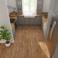 thumbnail image 3 of Lucida Surfaces BaseCore Smoked Peel and Stick Vinyl Flooring Wood Look Planks 36 Pack (54sqft/Case), 3 of 4