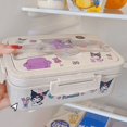 thumbnail image 3 of Sanrio Lunch Box Anime My Melody Cinnamoroll Eco-friendly Bento Box Kawaii Student Tableware Food Storage Container Portable, 3 of 6