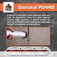 thumbnail image 2 of Sellador DCP Donseal PU440 de poliuretano para hormigón, 600 ml, color gris, 2 of 7
