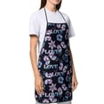 thumbnail image 4 of Disketp Love Butterflies Kitchen Apron with adjustable Aprons for Women with Pockets Cooking Powder Pink Apron, 4 of 7