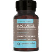 Mag-Amide® Magtein 500mg & Niacinamide 250mg (120 Tablets) - Brain Health Support - Endurance Products Company