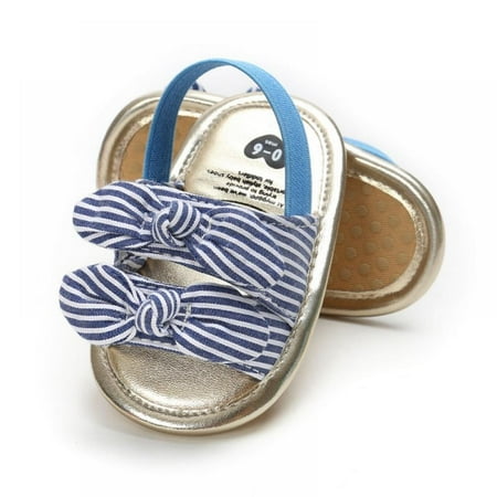 

Baby Girls Shoes Summer Sandals For Kids Anti-Slip Bow Beach Shoes S-L