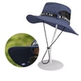 thumbnail image 4 of Chapeau de Pêcheur pour Hommes Été Extérieur Protection Solaire Visage Protection UV Grand Bord, 4 of 5
