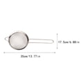 thumbnail image 2 of Naiovety Tamiz de harina, colador frito de aceite Premium, colador de malla en polvo, sarga de 16CM Herramientas y accesorios para hornear Diagonal de 18CM Naiovety HA060381-19, 2 of 6