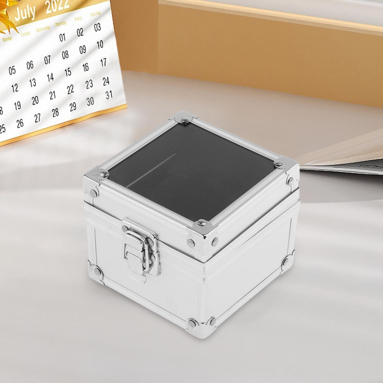FVDPWYE Premium Luxury 1 Slot Jewelry Storage Box Case with Pillow Organizer Display for Silver