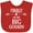 Red, variant on Inktastic Finally I'm the Big Cousin Boys or Girls Baby Bib