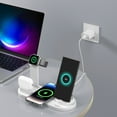 thumbnail image 5 of Wanyng 6 in 1 Wireless Charging Station 15W Fast Charging Stand for iPhone, Watch, Pods, Androids, Apple Charger Stand for Multiple Devices White, 5 of 7