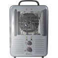 thumbnail image 2 of Comfort Zone Portable Electric  Deluxe Utility Convection Space Heater Fan, Gray, 2 of 6