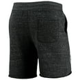 thumbnail image 3 of Men's Homage Charcoal Dallas Mavericks Primary Logo Tri-Blend Sweat Shorts, 3 of 3