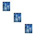 thumbnail image 3 of Inteprter Pintura de diamante 5D bordada con Fotos de tigre de animales, diamantes de imitación cuadrados completos, animales de punto de cruz, Type8 NO8, 3 of 6