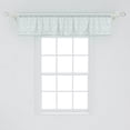 thumbnail image 2 of Ambesonne Quatrefoil Valance Pack of 2, Moroccan, 54"X12", Pale Blue White, 2 of 2