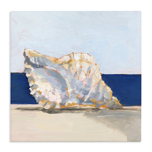 Stupell Industries Coastal Conch Still Life Canvas Art, 17 x 17, by Ethan Harper
