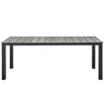 thumbnail image 7 of Side Dining Chair and Table Set, Dark Brown Gray, Metal, Outdoor Patio Balcony Cafe Bistro Garden Hospitality Restaurant, Modern Contemporary HB32690, 7 of 7