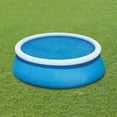 thumbnail image 7 of Round Pool Cover for 6 FT Diameter Above Ground Easy Set Frame Pools Inflatable Pool Covers Dust Pool Cover Protector with Drawstring Hot Tub Spa Pool Blanket Covers, 7 of 7