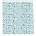 thumbnail image 3 of Ambesonne Winter Shower Curtain, Ski Resort People on Snow, 69"Wx70"L, Blue Multicolor, 3 of 3