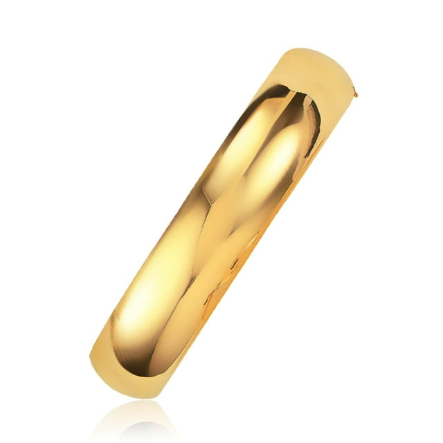 Classic Bangle in 14k Yellow Gold (13.5mm) 8 in