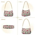 thumbnail image 7 of FORMRS Womens Shoulder Bag with Chain Strap Clutch Purse Cute Tote Handbag, Pink Flowers, 7 of 7