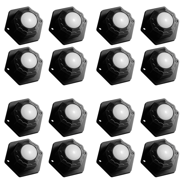 Ruedas Giratorias Adhesivas para Muebles Pequeños (bola Goma) Color 4 Uds.