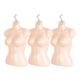 thumbnail image 1 of Atmos Homeware Maniquí de Dama | Exhibidor de Mujer de Plástico de Alta Resistencia con Gancho | Torso Femenino para Ropa y Accesorios | Paquete de 3 Piezas color Beige, 1 of 2