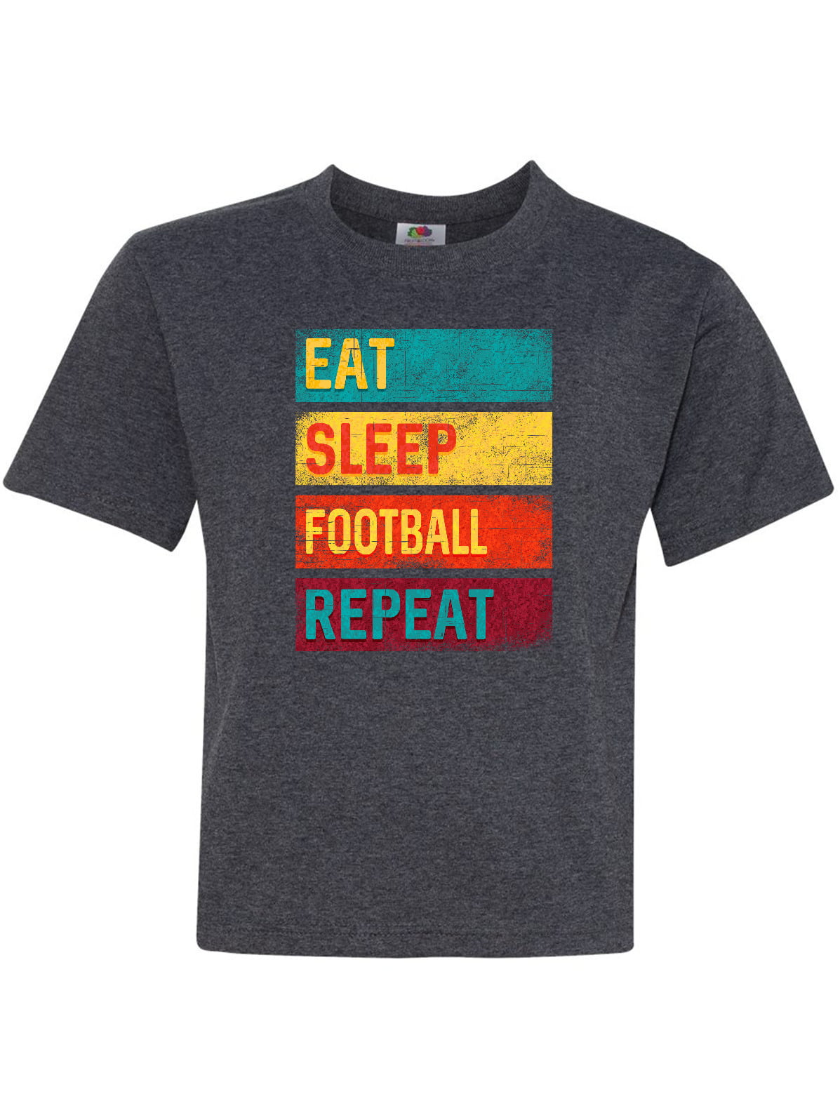 inktastic Football Sports Eat Sleep Football Repeat Baby T-Shirt 