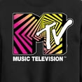 thumbnail image 3 of MTV Logo - Optical 80S - Toddler And Youth Crewneck Fleece Sweatshirt, 3 of 5