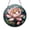 Stained Glass 5.9 Inch, variant on Abstract Floral Round Glass Art – Decorative Wall Panel