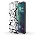 thumbnail image 1 of TalkingCase Slim Phone Case Compatible for Apple iPhone 12, 12 Pro, Circle Links Print, Lightweight,Flexible,Soft, USA, 1 of 7