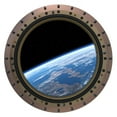 thumbnail image 2 of Space Station Porthole Wall Mural by Wallmonkeys Peel and Stick Graphic (36 in W x 36 in H) WM208415, 2 of 4