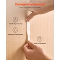 thumbnail image 4 of VEVOR Picture Hanging Strips, 34 Pairs, Large Picture Hangers with Removable Adhesive, Hook & Loop Strips, Wall Hanging Strips for Damage Free Picture Hanger, Mounting of Photos, Frames, Wall Decor, 4 of 9